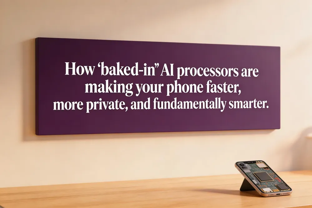 How 'baked-in' AI processors are making your phone faster, more private, and fundamentally smarter.