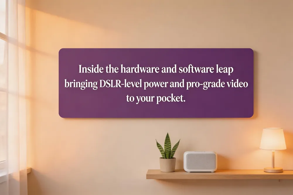 Inside the hardware and software leap bringing DSLR-level power and pro-grade video to your pocket.