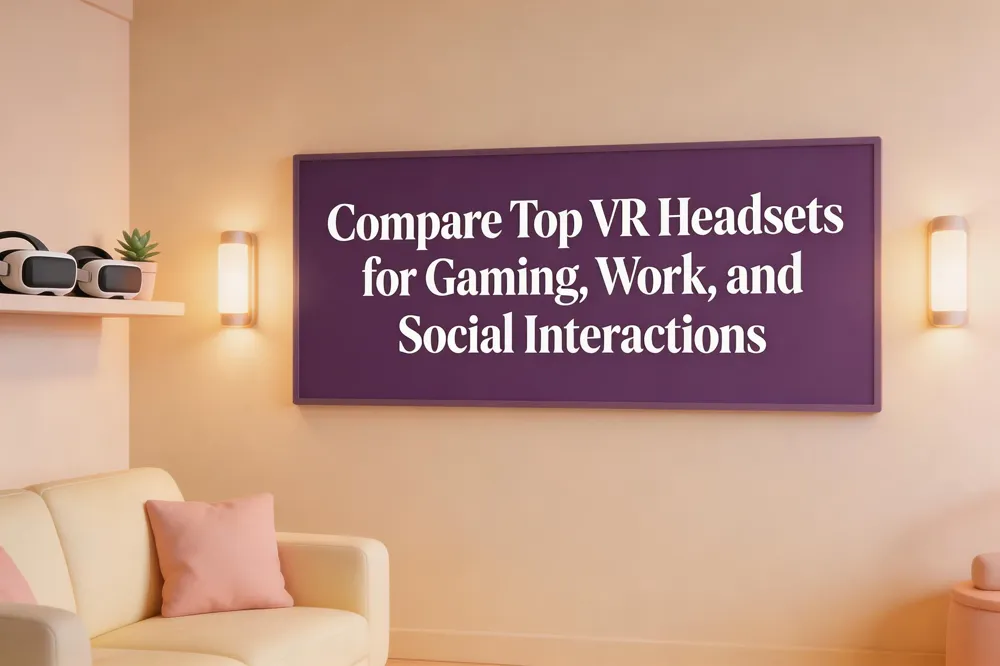 Compare Top VR Headsets for Gaming, Work, and Social Interactions