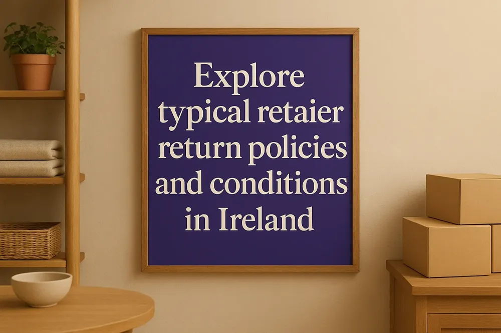 Explore typical retailer return policies and conditions in Ireland.