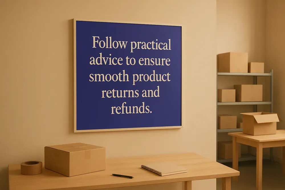Follow practical advice to ensure smooth product returns and refunds.