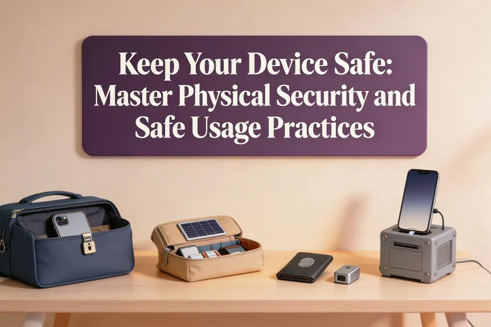 Keep Your Device Safe: Master Physical Security and Safe Usage Practices
