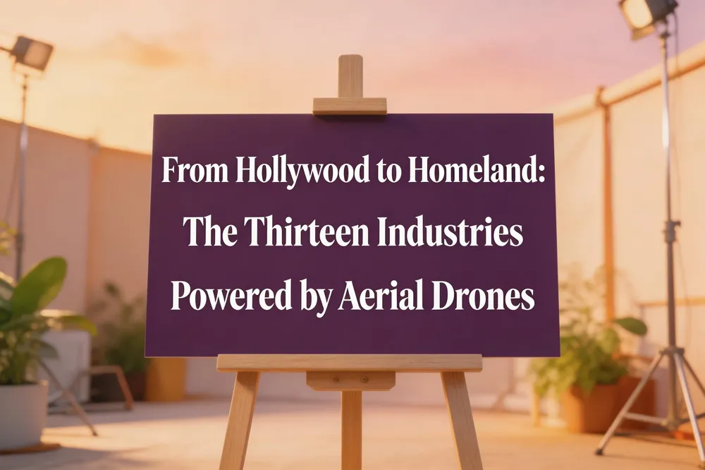 From Hollywood to Homeland: The Thirteen Industries Powered by Aerial Drones