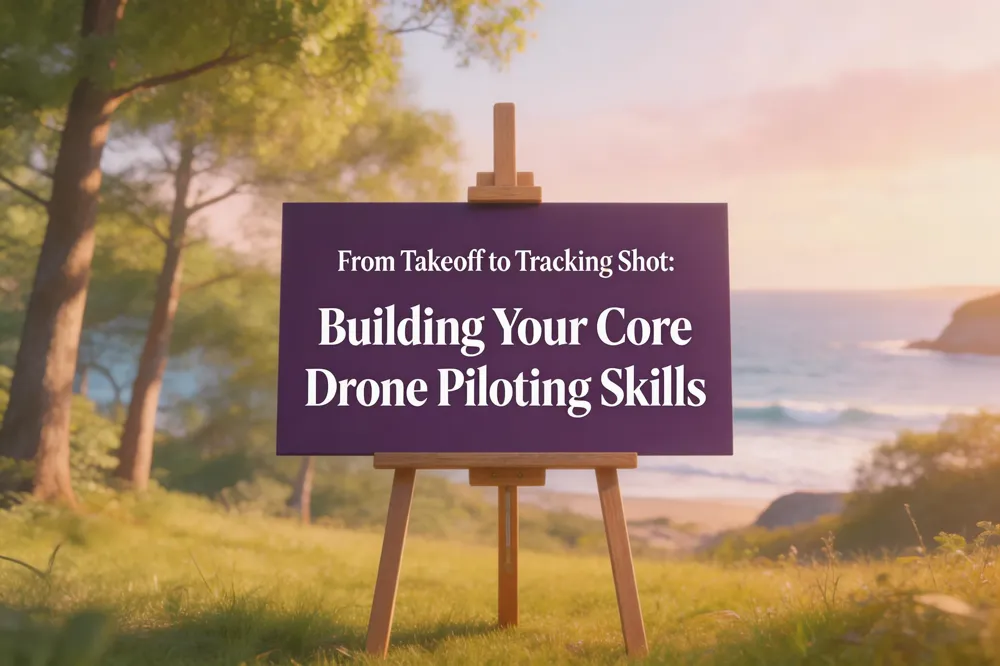 From Takeoff to Tracking Shot: Building Your Core Drone Piloting Skills