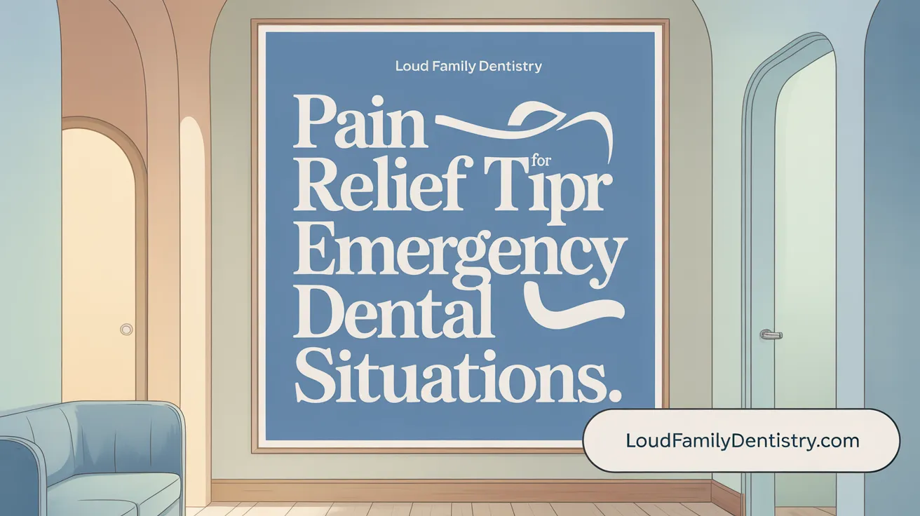 Pain Relief Tips for Emergency Dental Situations