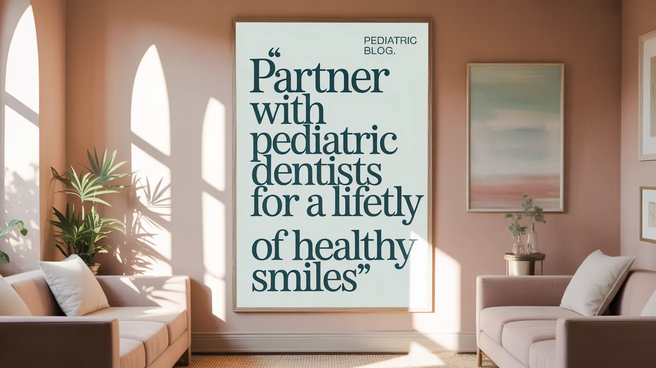 Partner with Pediatric Dentists for a Lifetime of Healthy Smiles
