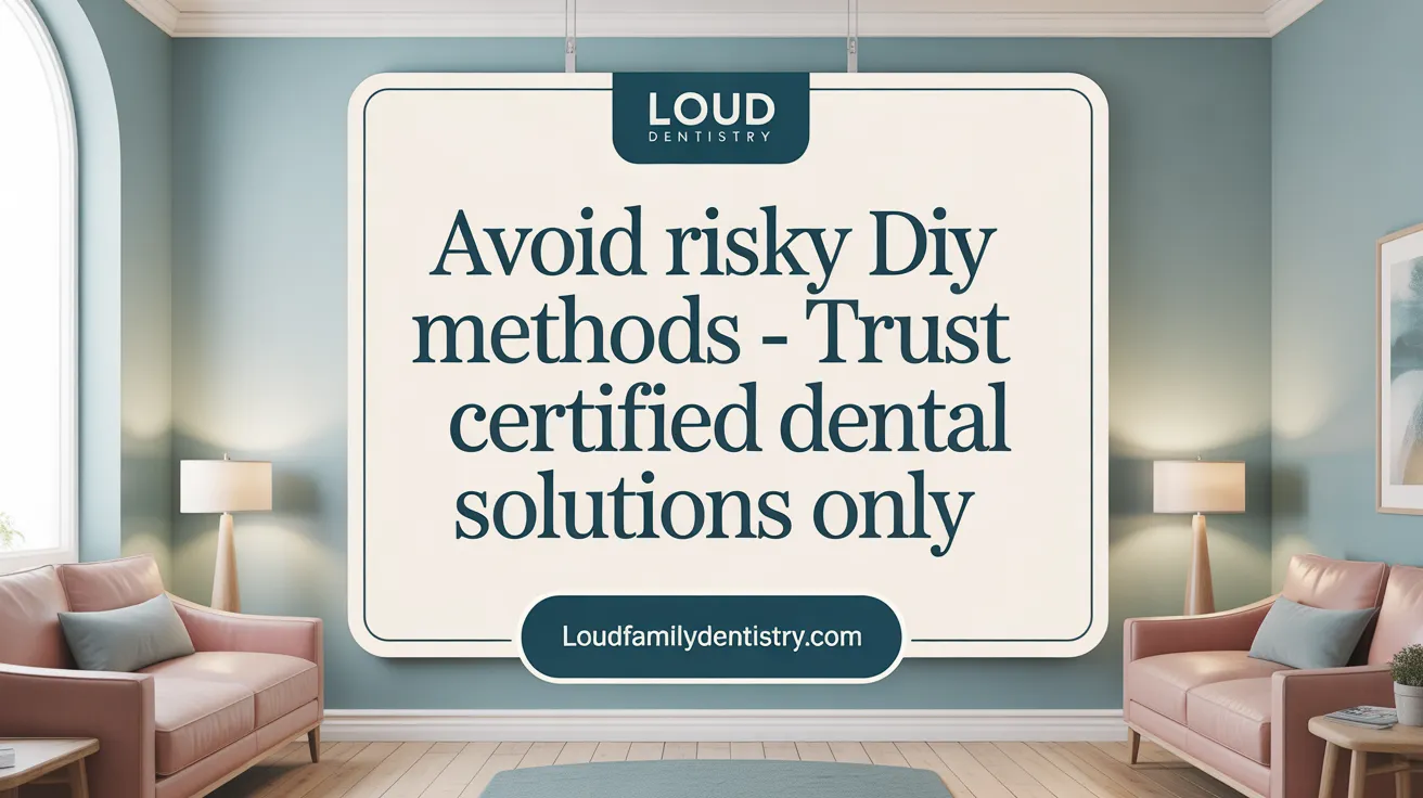 Avoid Risky DIY Methods – Trust Certified Dental Solutions Only