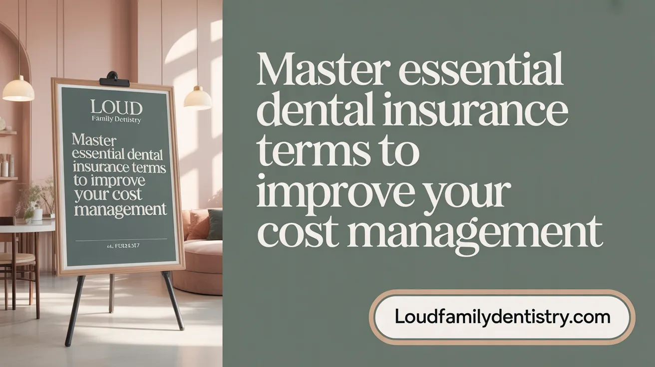 Master Essential Dental Insurance Terms to Improve Your Cost Management