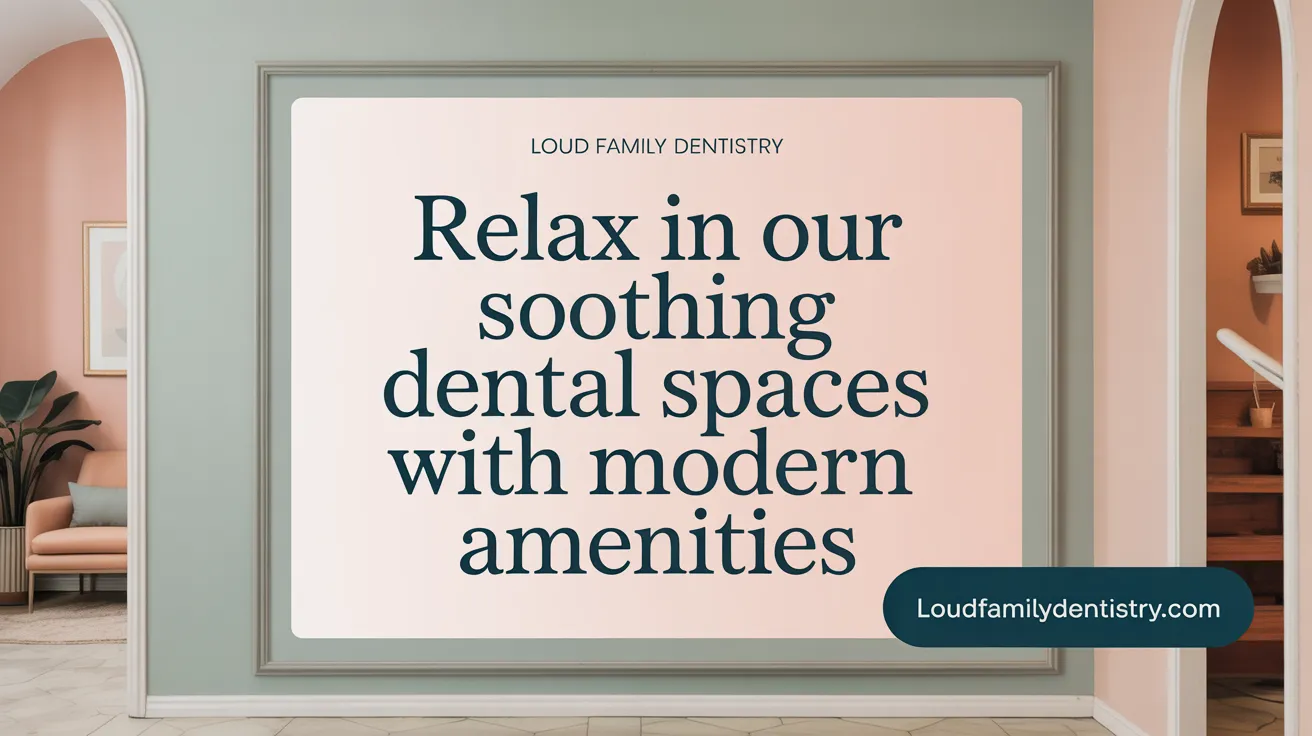 Relax in Our Soothing Dental Spaces with Modern Amenities