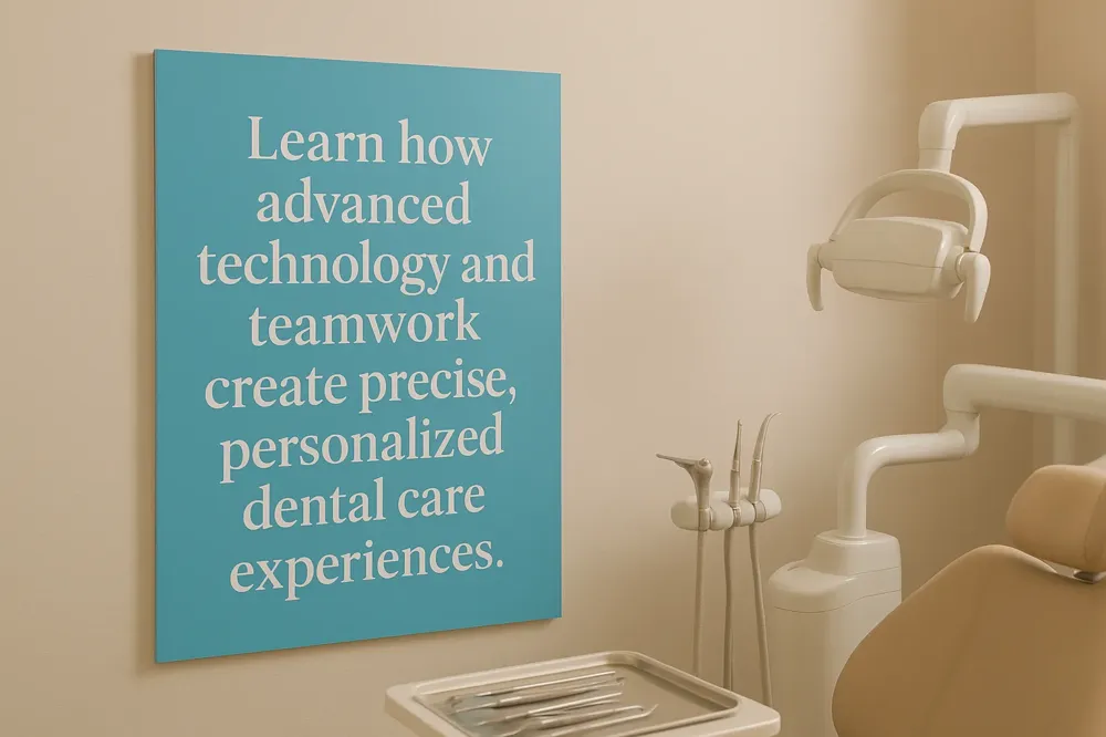 Learn how advanced technology and teamwork create precise, personalized dental care experiences.