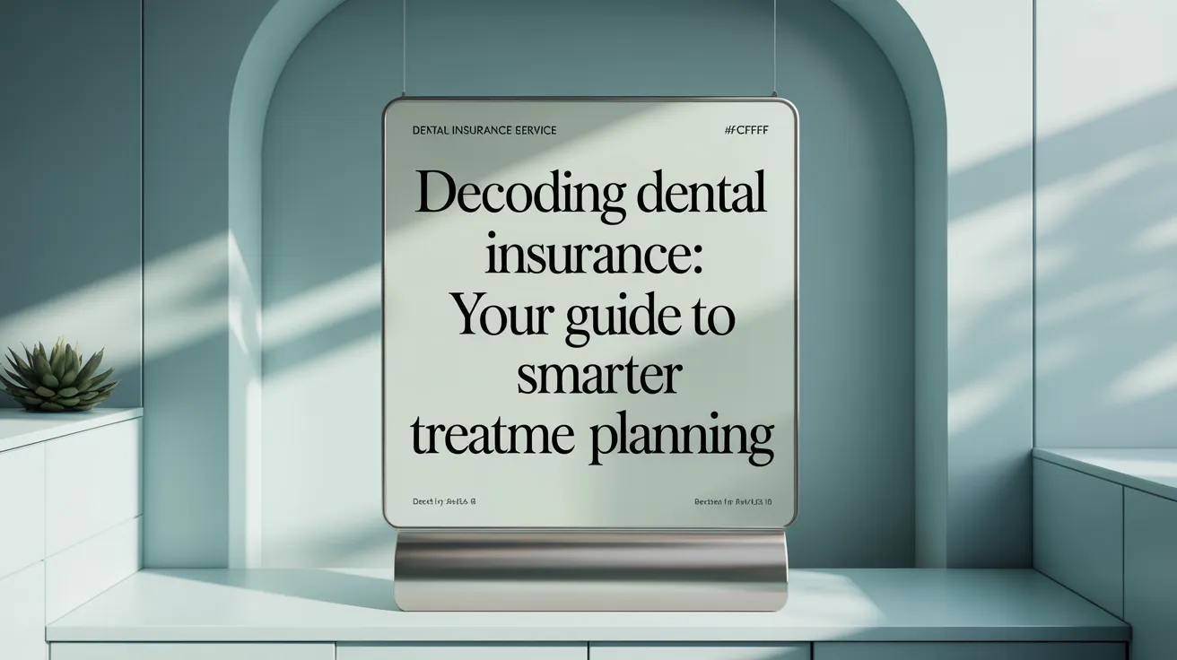 Decoding Dental Insurance: Your Guide to Smarter Treatment Planning