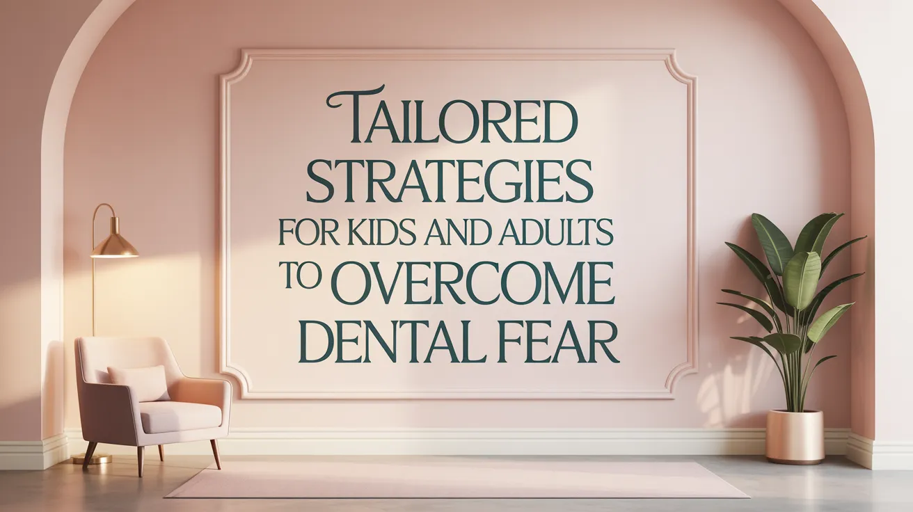 Tailored Strategies for Kids and Adults to Overcome Dental Fear
