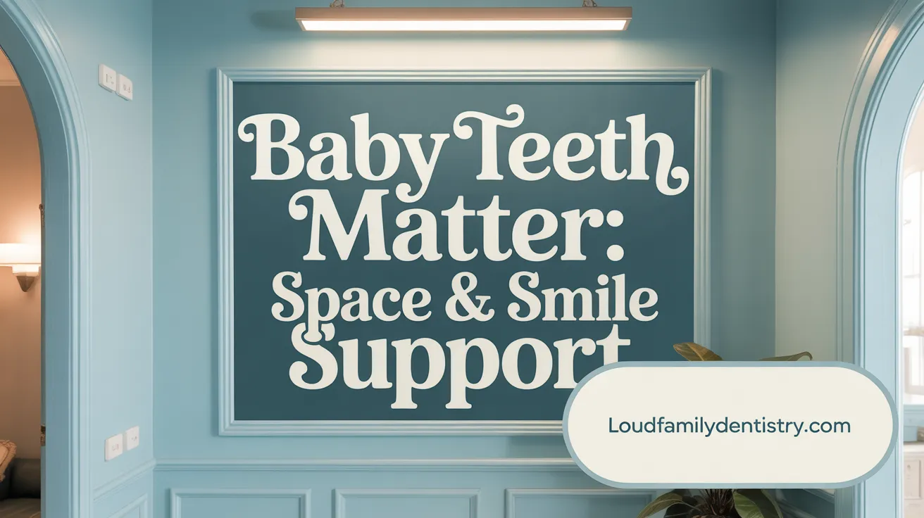 Baby Teeth Matter: Space & Smile Support