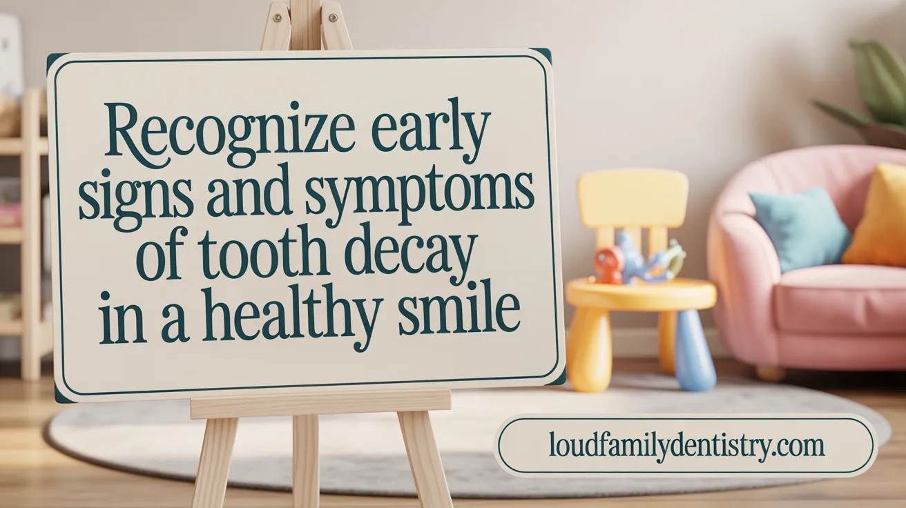 Recognize Early Signs and Symptoms of Tooth Decay