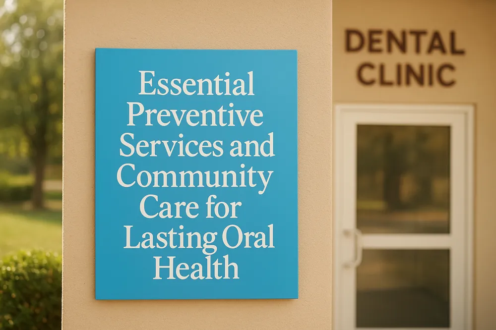 Essential Preventive Services and Community Care for Lasting Oral Health