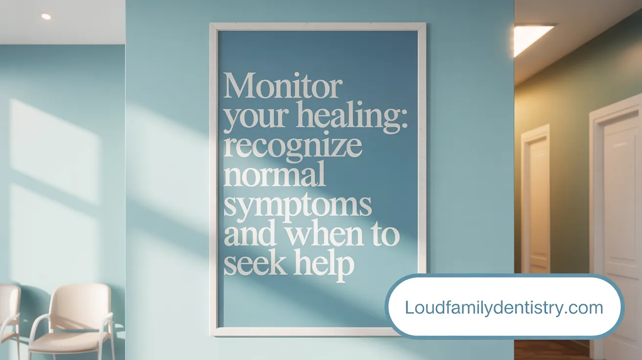 Monitor Your Healing: Recognize Normal Symptoms and When to Seek Help