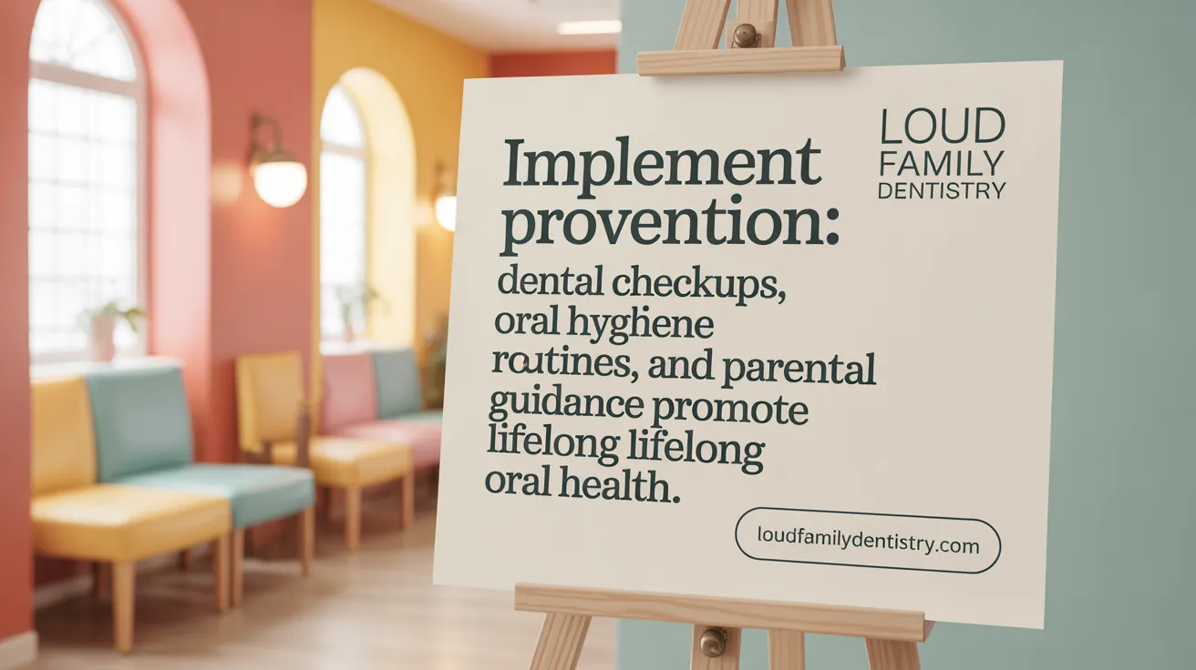 Implement Proactive Prevention: Fluoride varnish, sealants, and parental education pave the way for lifelong oral health.