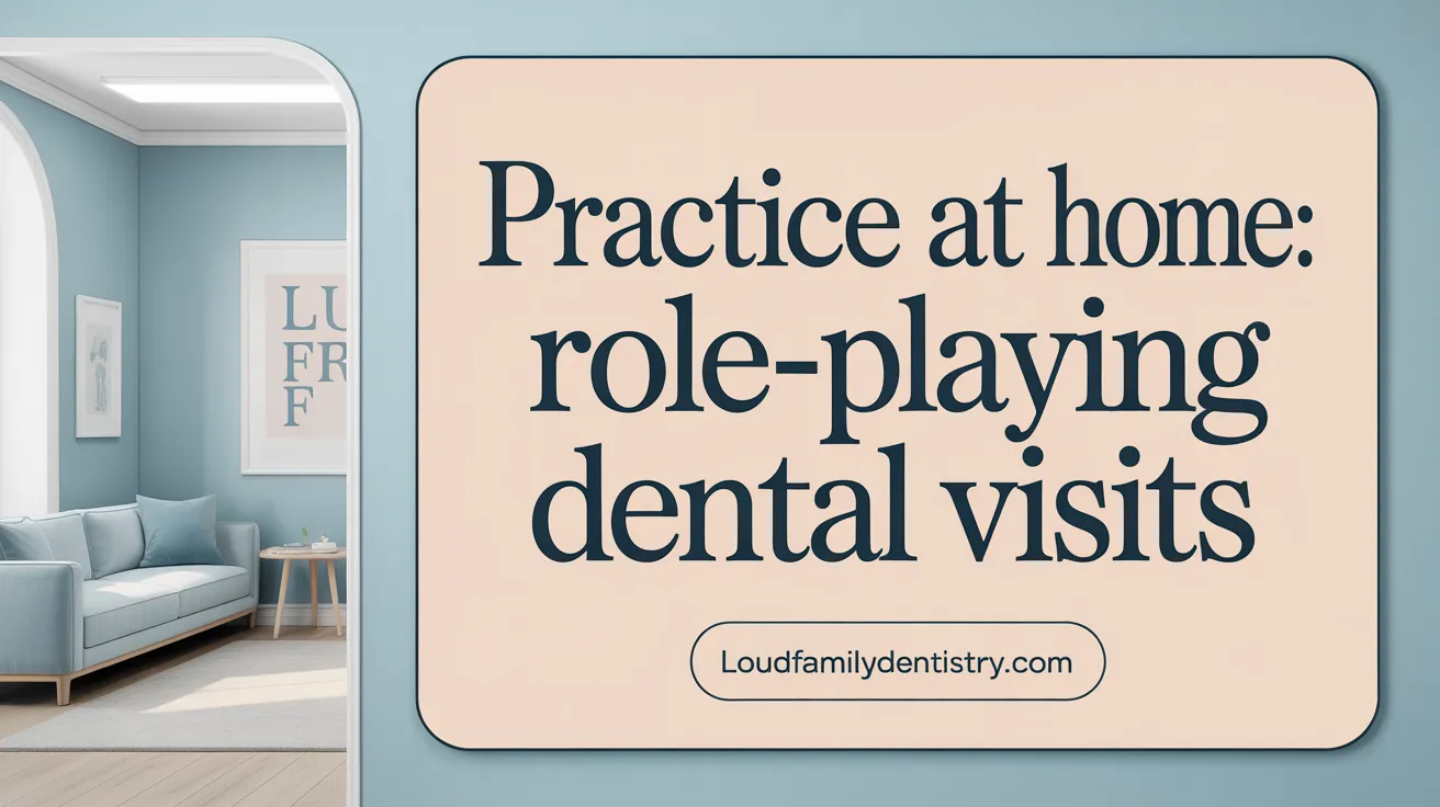 Practice at Home: Role-Playing Dental Visits