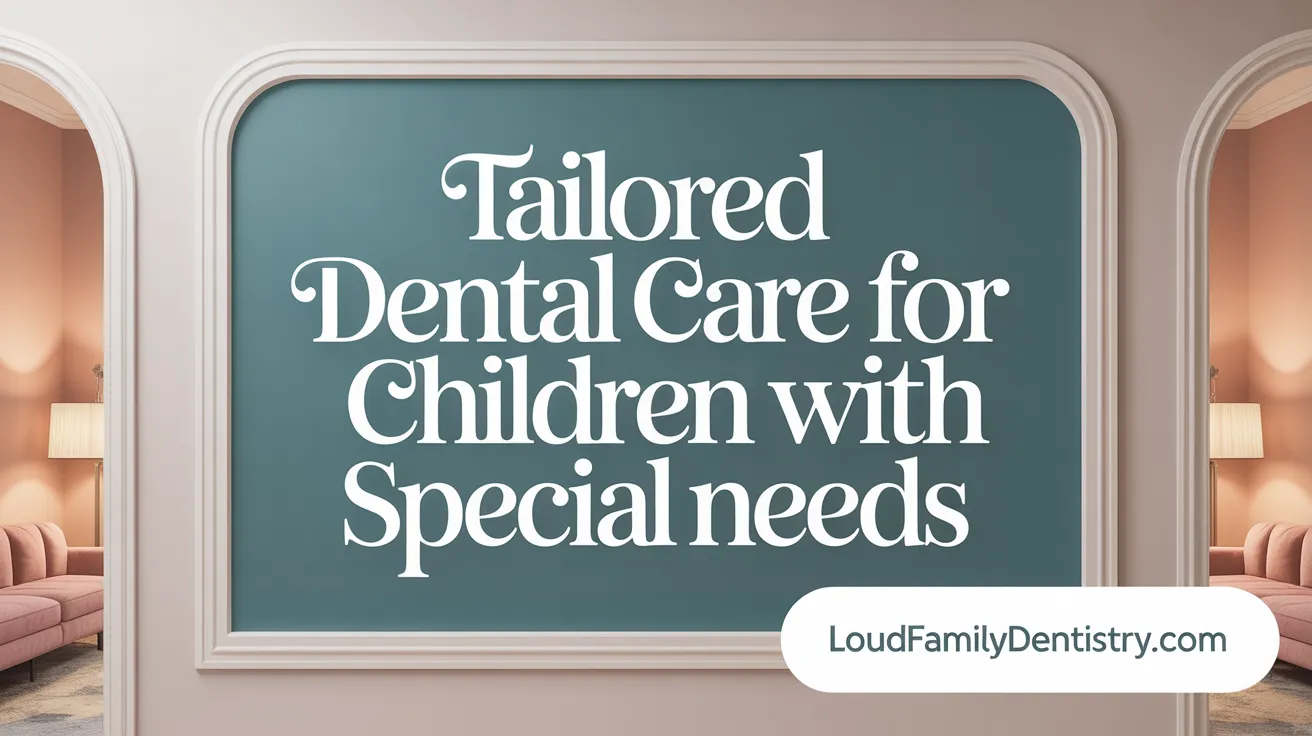 Tailored Dental Care for Children with Special Needs