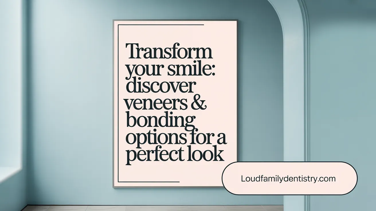 Transform Your Smile: Discover Veneers & Bonding Options for a Perfect Look
