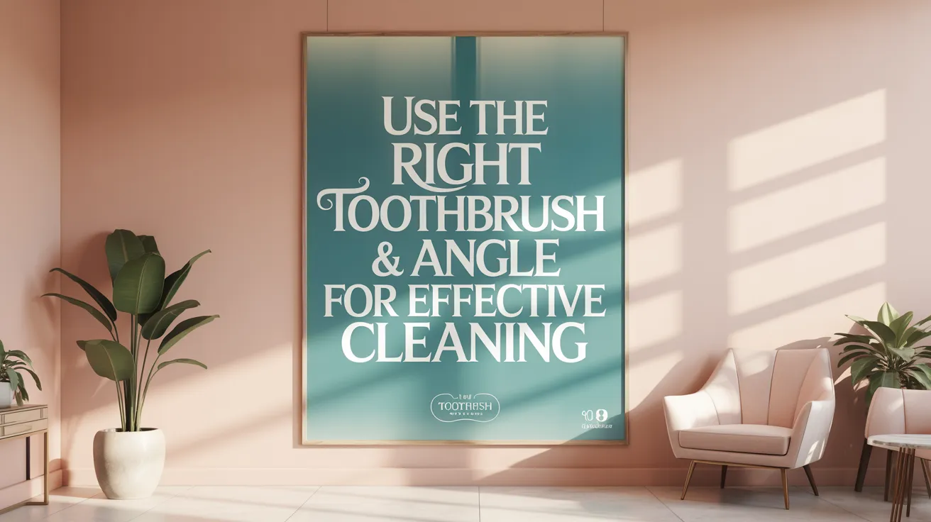 Use the Right Toothbrush & Angle for Effective Cleaning