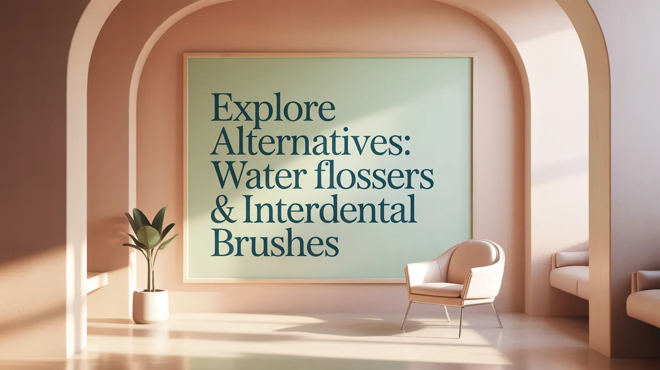 Explore Alternatives: Water Flossers & Interdental Brushes