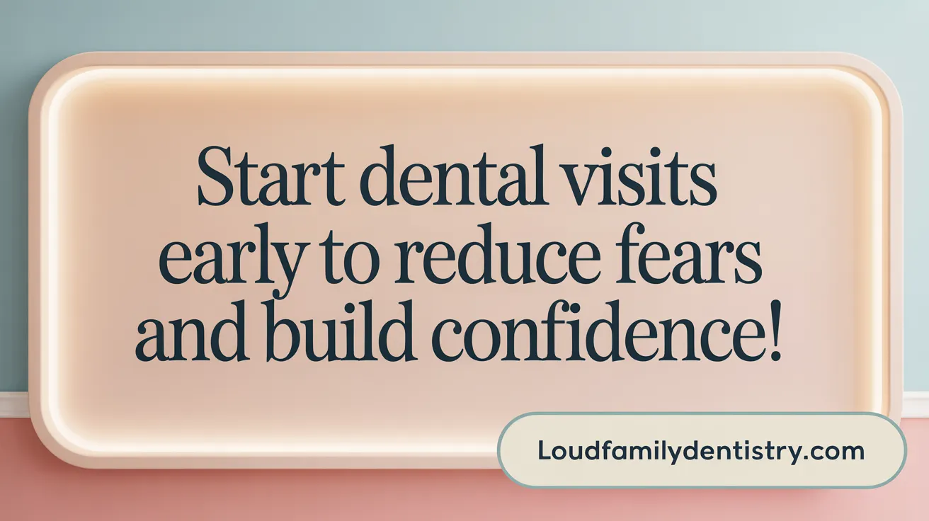 Start Dental Visits Early to Reduce Fears and Build Confidence!