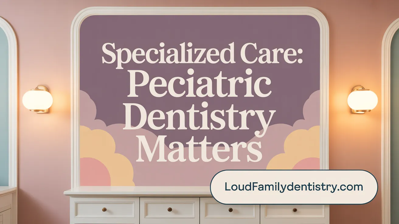 Specialized Care: Pediatric Dentistry Matters