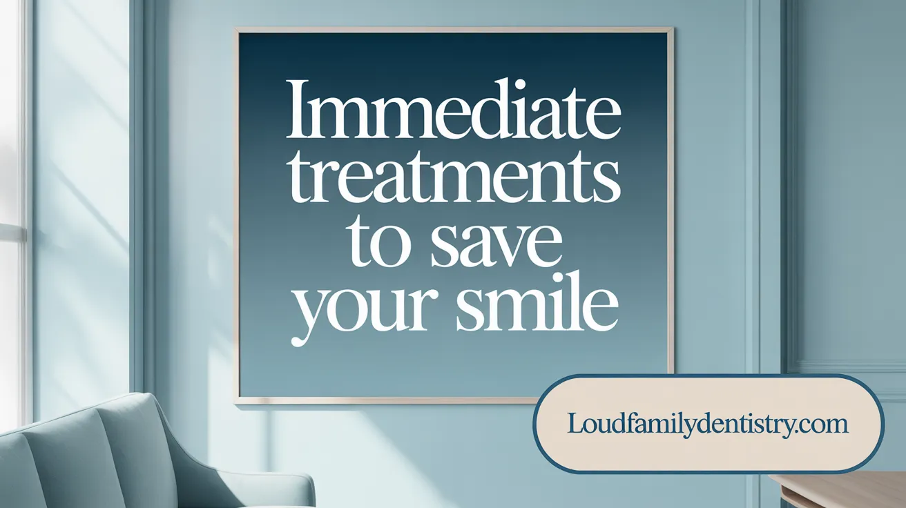 Immediate Treatments to Save Your Smile