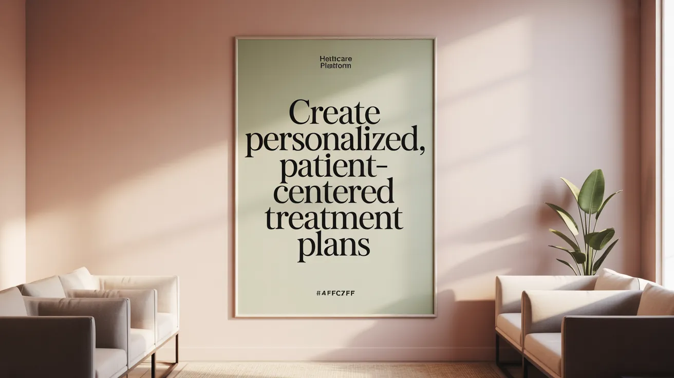 Create Personalized, Patient-Centered Treatment Plans