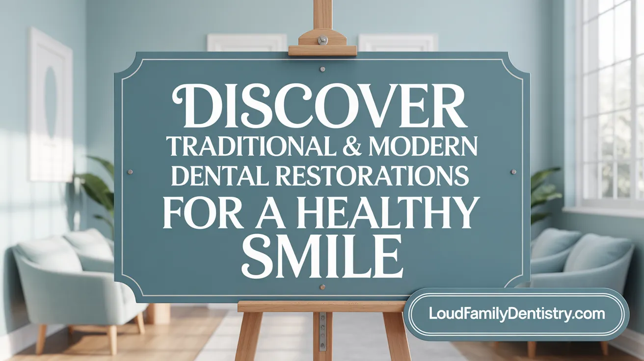 Discover Traditional & Modern Dental Restorations for a Healthy Smile