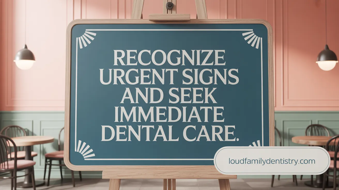 Recognize Urgent Signs and Seek Immediate Dental Care