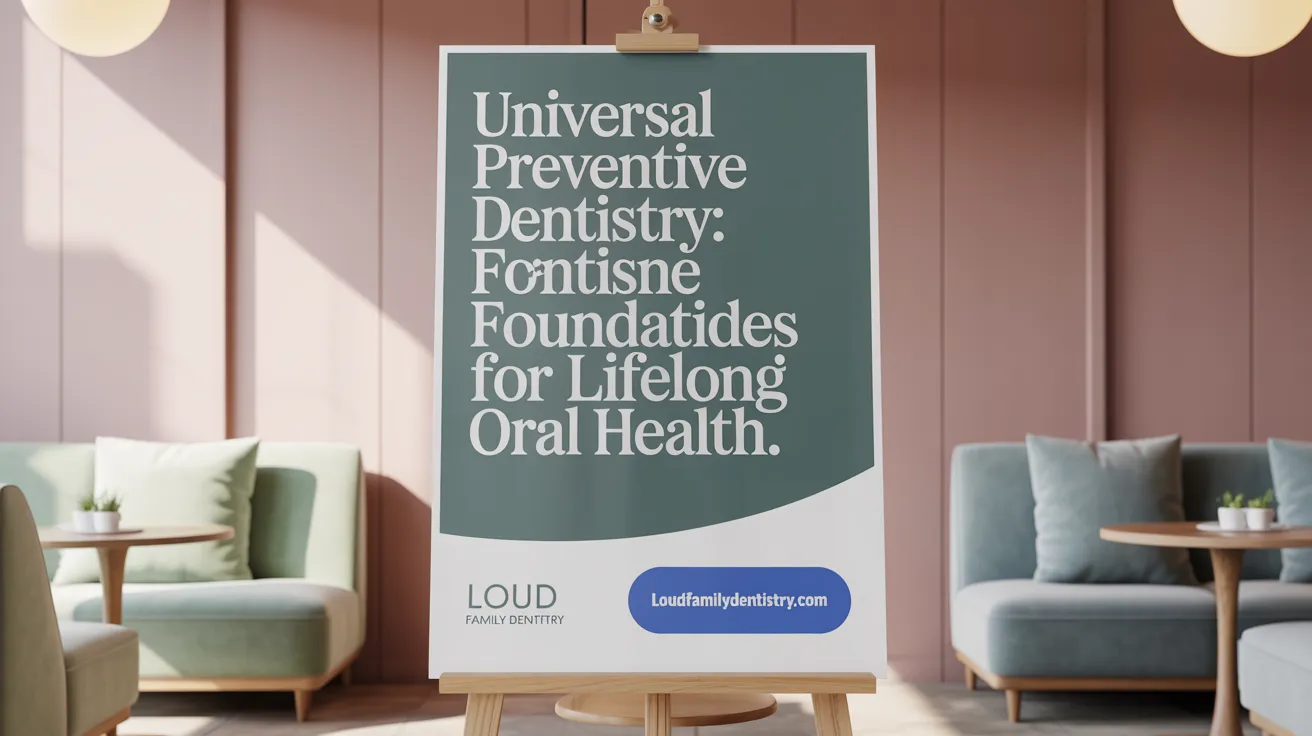 Universal Preventive Dentistry: Foundations for Lifelong Oral Health