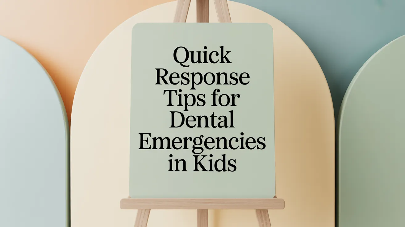 Quick Response Tips for Dental Emergencies in Kids