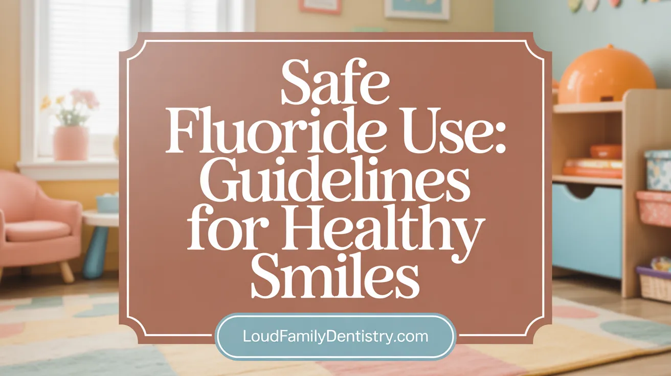 Safe Fluoride Use: Guidelines for Healthy Smiles