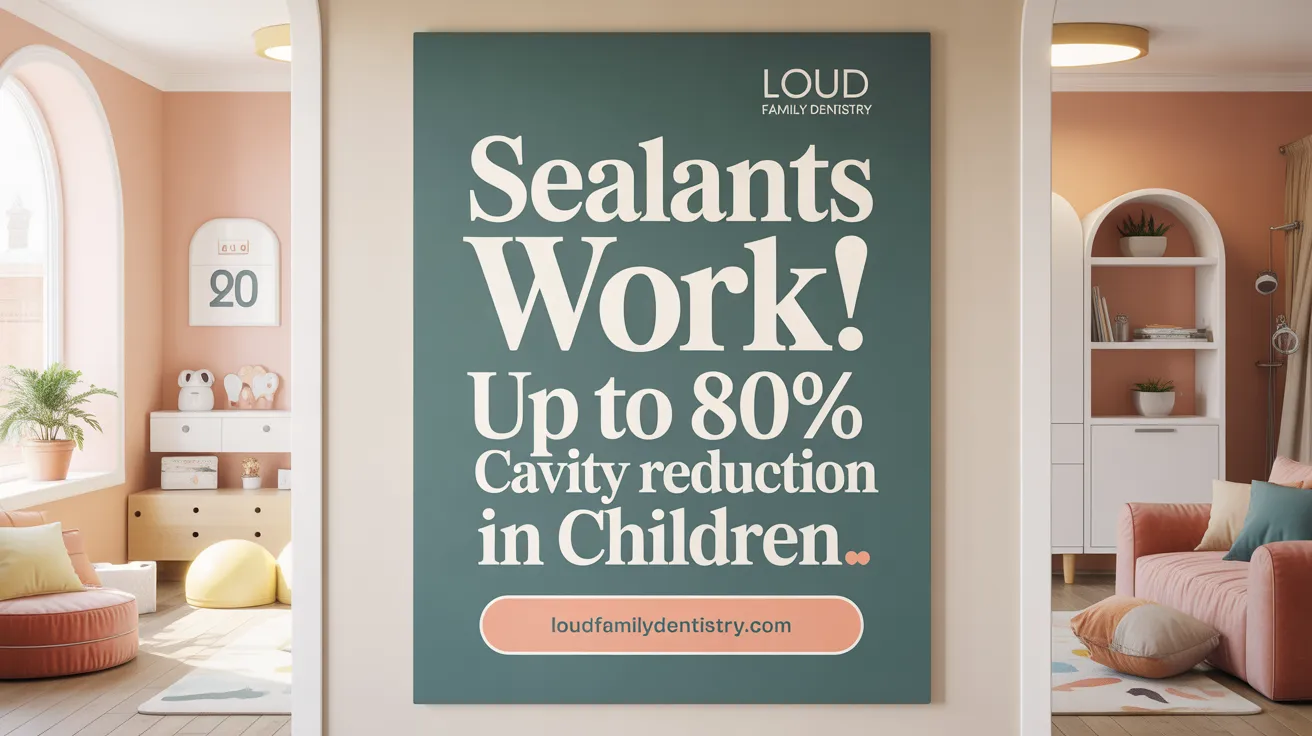 Sealants Work! Up to 80% Cavity Reduction in Children