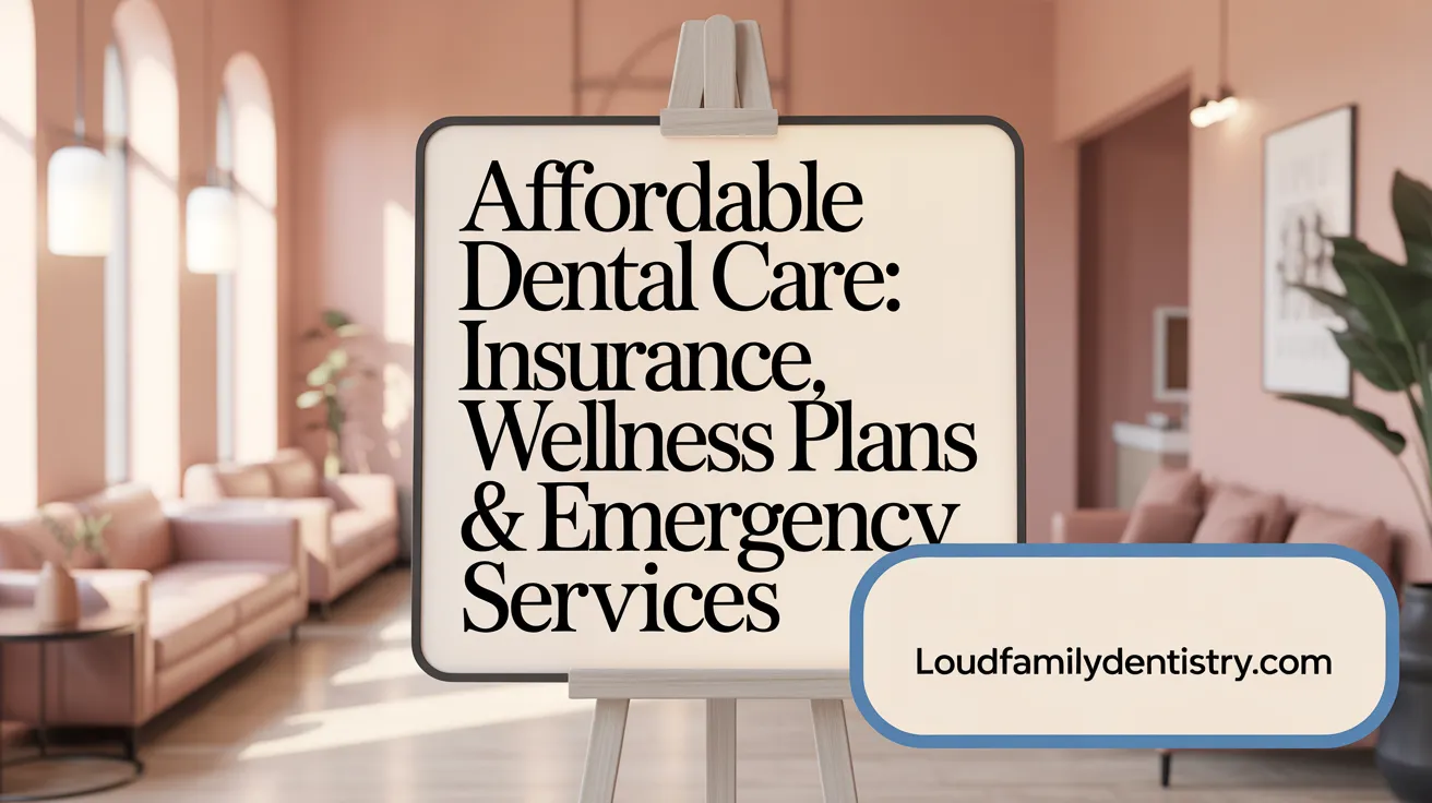 Affordable Dental Care: Insurance, Wellness Plans & Emergency Services