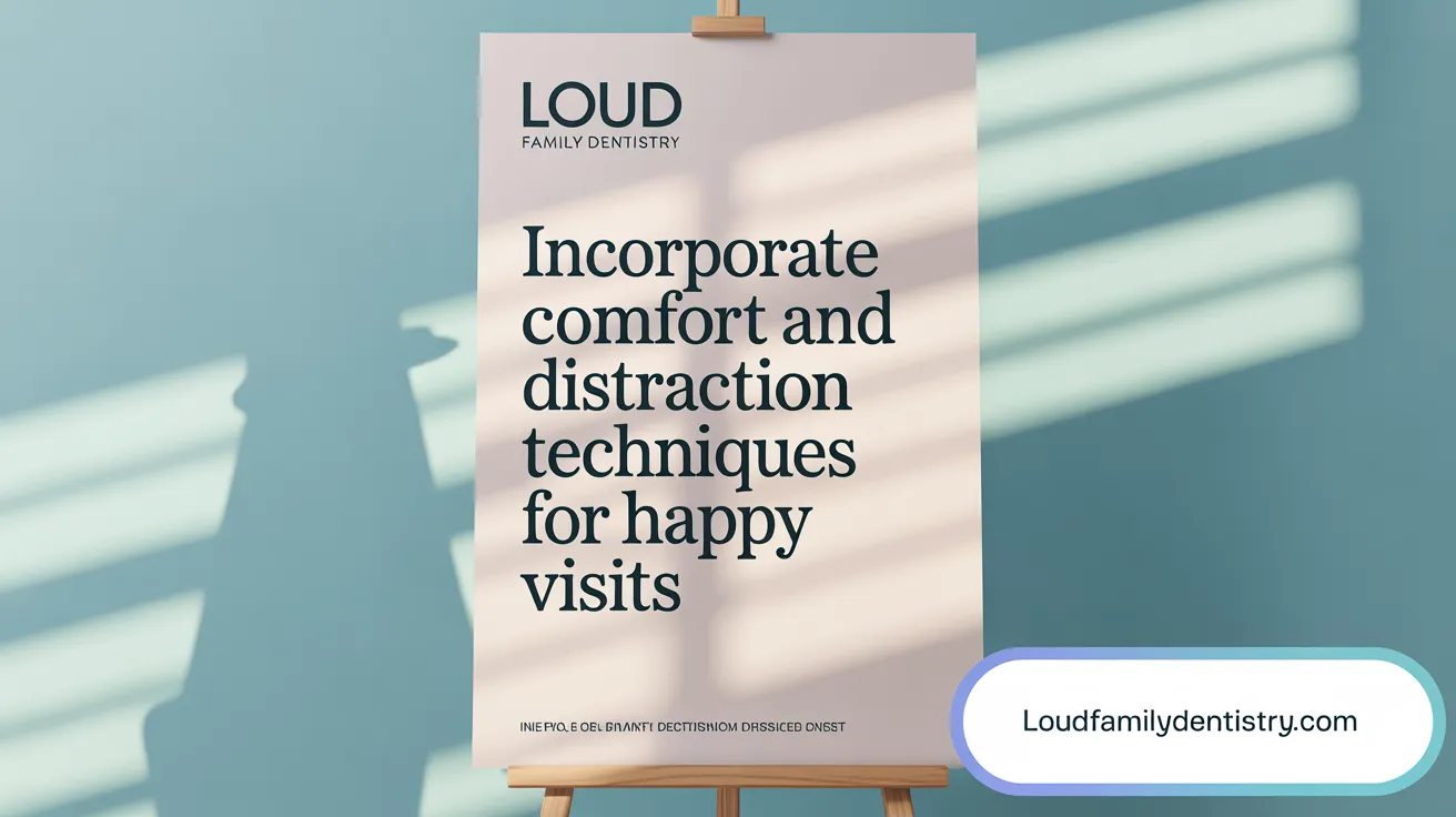 Incorporate Comfort and Distraction Techniques for Happy Visits