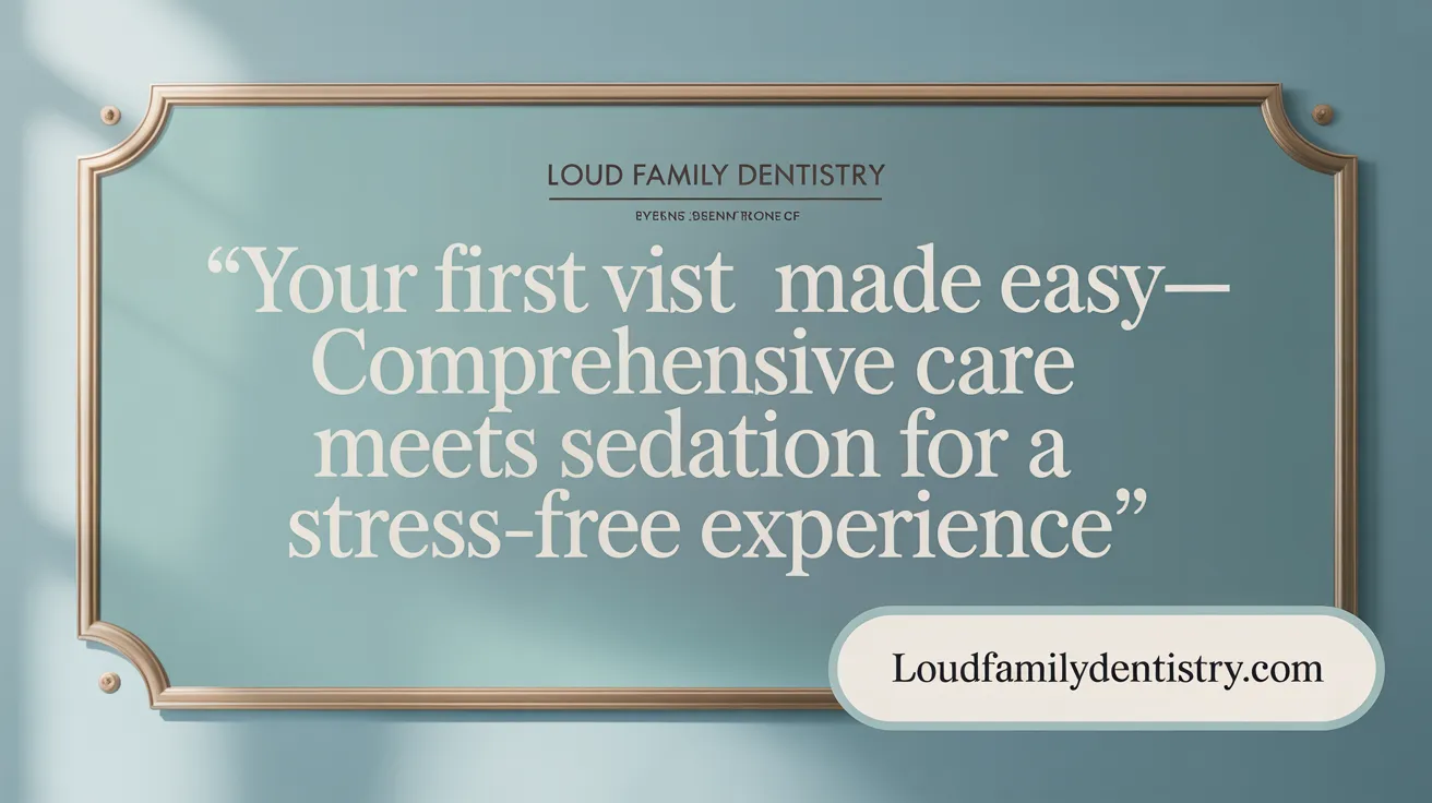 Your First Visit Made Easy—Comprehensive Care Meets Sedation for a Stress-Free Experience