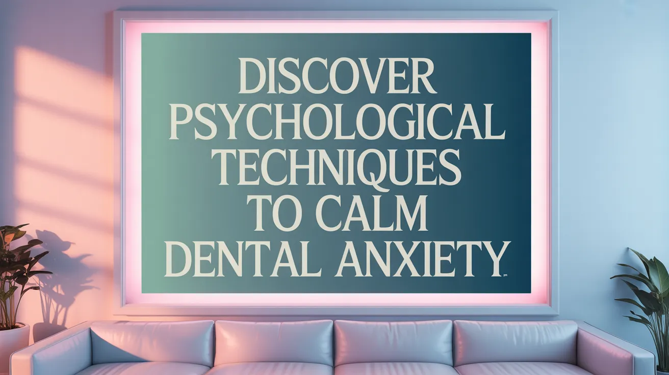 Discover Psychological Techniques to Calm Dental Anxiety