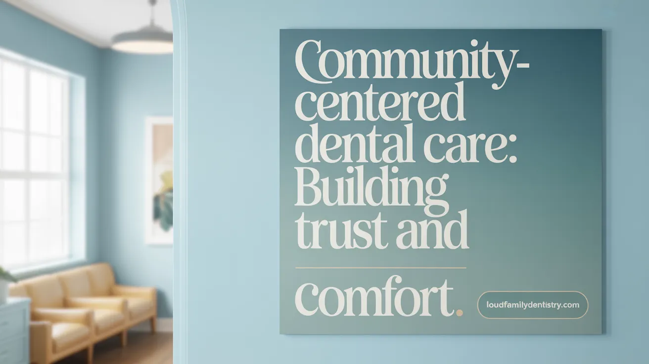 Community-Centered Dental Care: Building Trust and Comfort