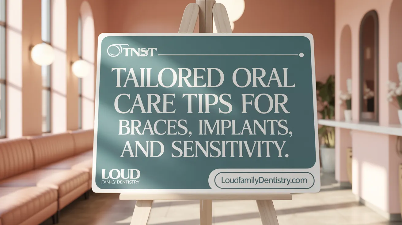 Tailored Oral Care Tips for Braces, Implants, and Sensitivity