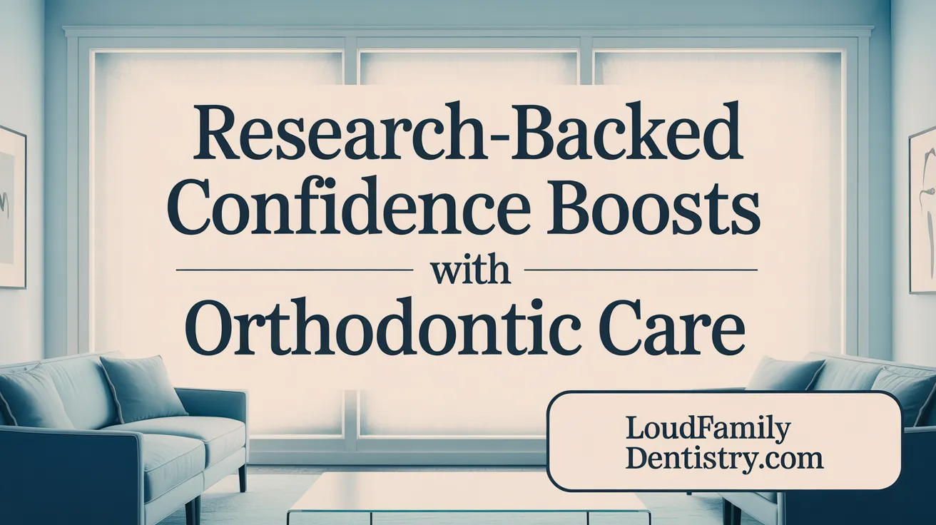Research-Backed Confidence Boosts with Orthodontic Care