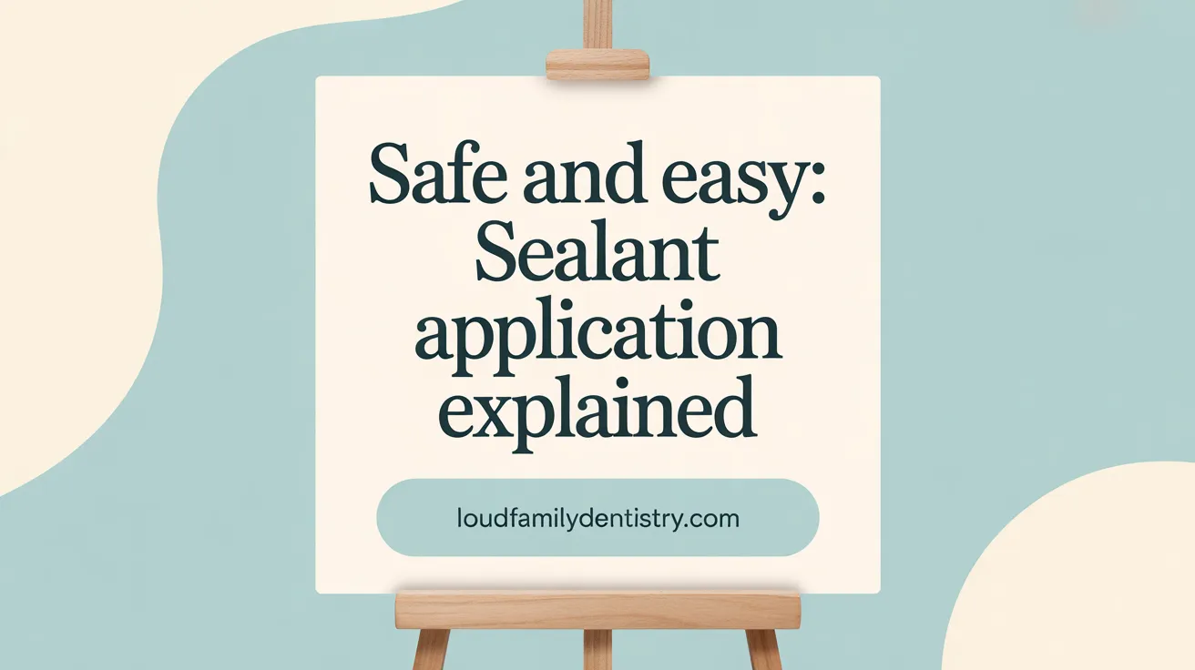Safe and Painless: Sealant Application Explained