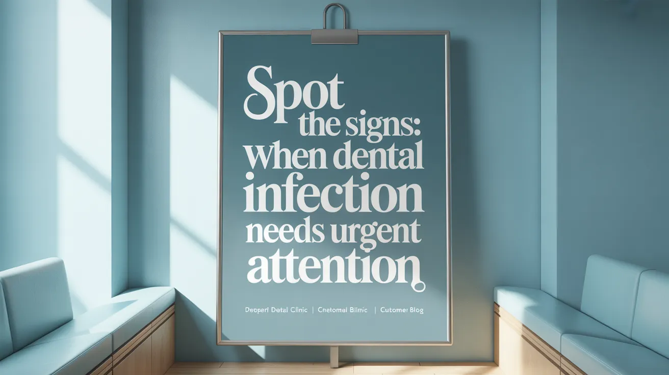 Spot the Signs: When Dental Infection Needs Urgent Attention