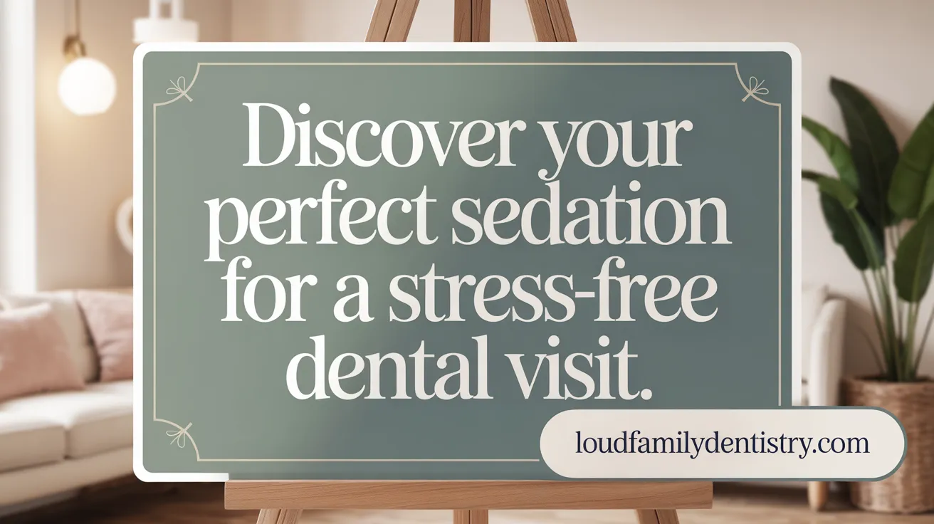 Discover Your Perfect Sedation Option for a Stress-Free Dental Visit