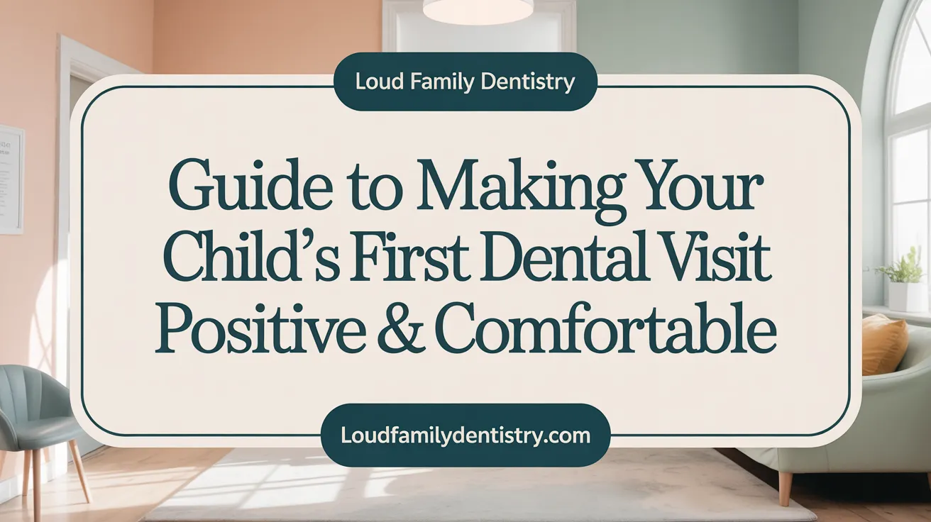 Guide to Making Your Child's First Dental Visit Positive & Comfortable