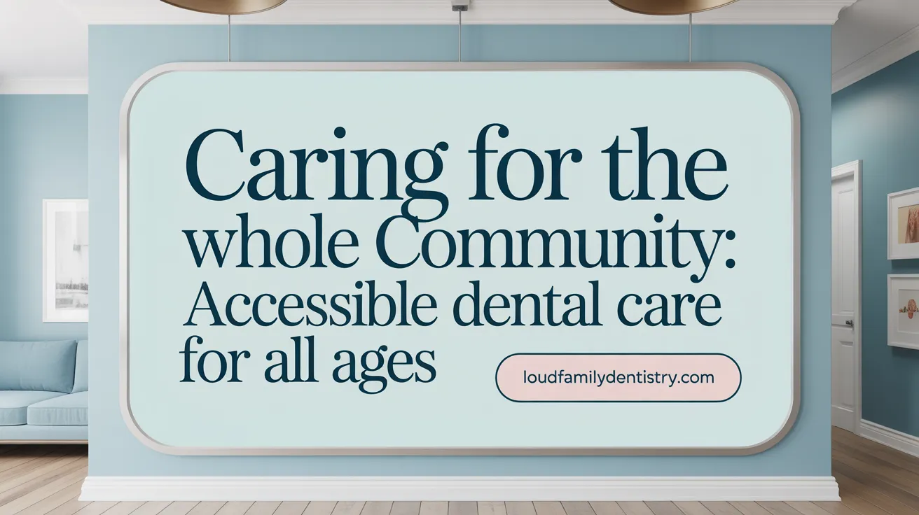 Caring for the Whole Community: Accessible Dental Care for All Ages