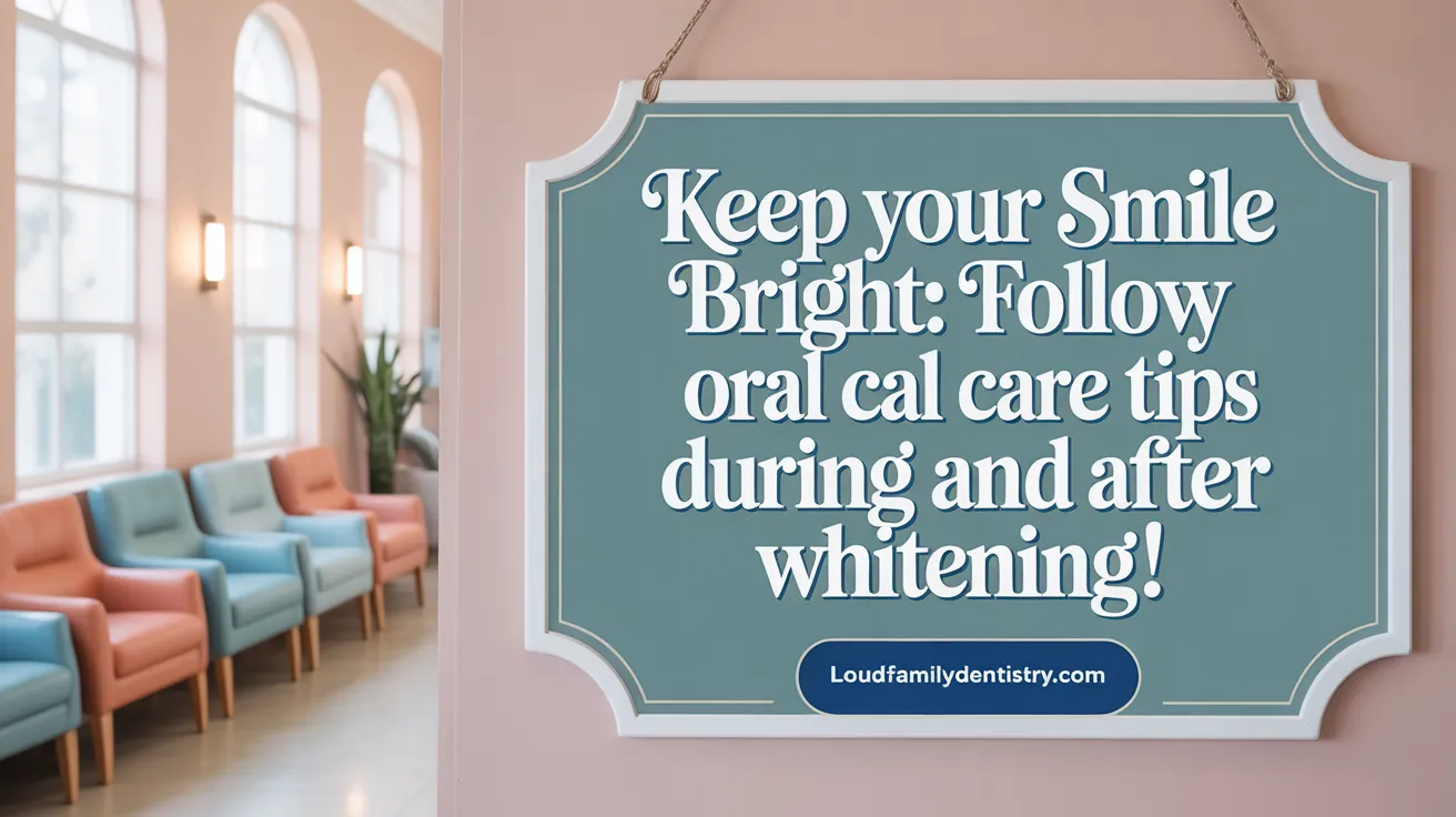 Keep Your Smile Bright: Follow Oral Care Tips During and After Whitening!