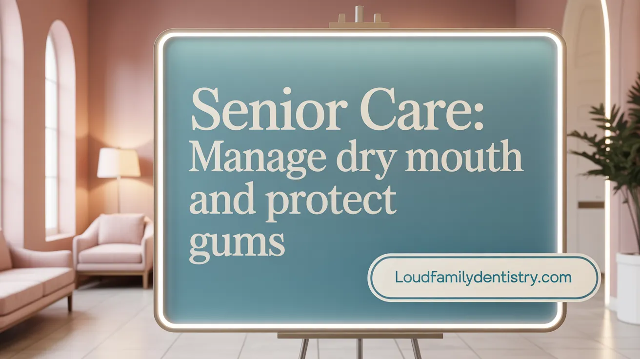 Senior Care: Manage Dry Mouth and Protect Gums